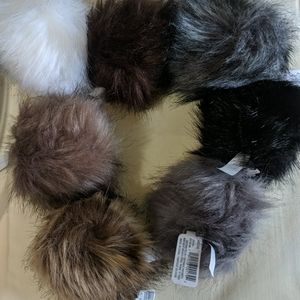 Pom pom hair tie or decorations